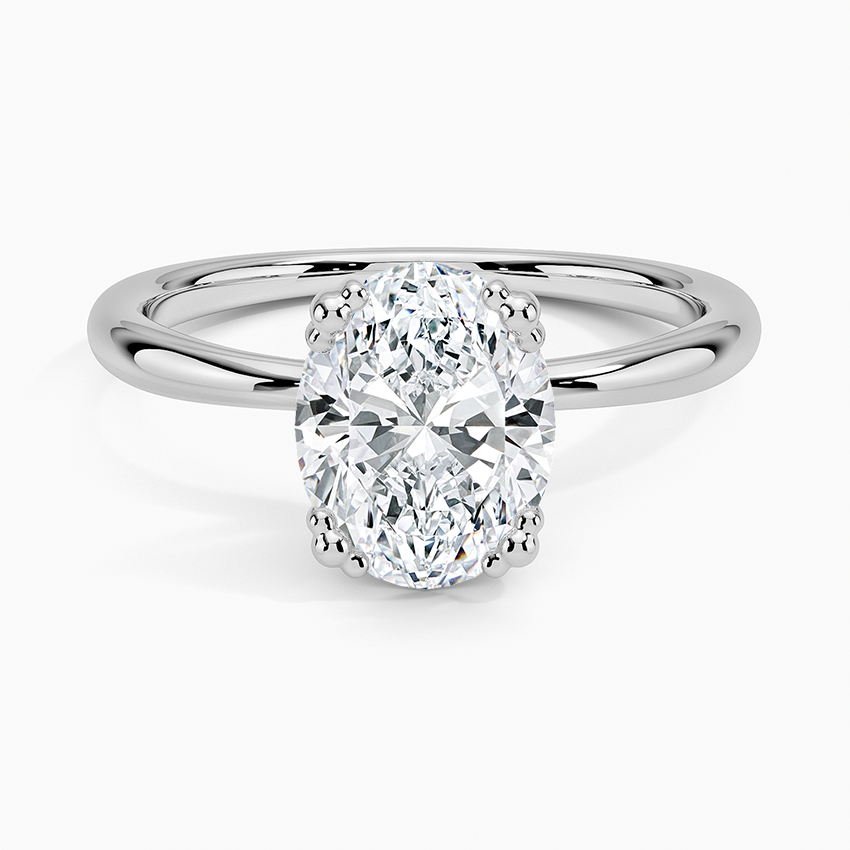 Freesia Triple-Prong Solitaire Engagement Ring