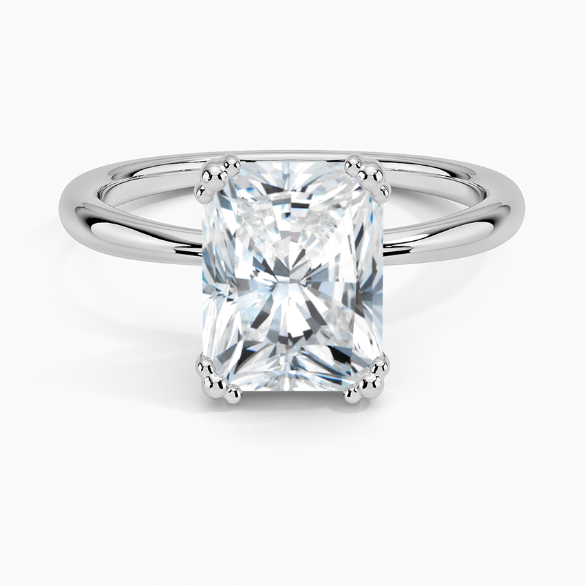 Freesia Triple-Prong Solitaire Engagement Ring