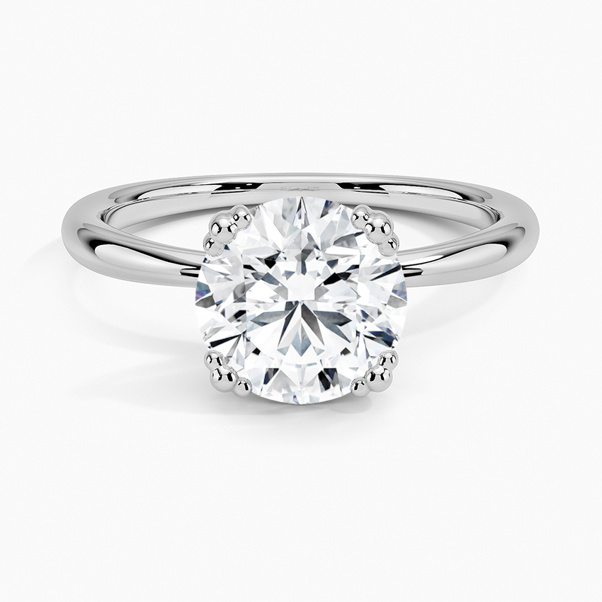 Freesia Triple-Prong Solitaire Engagement Ring
