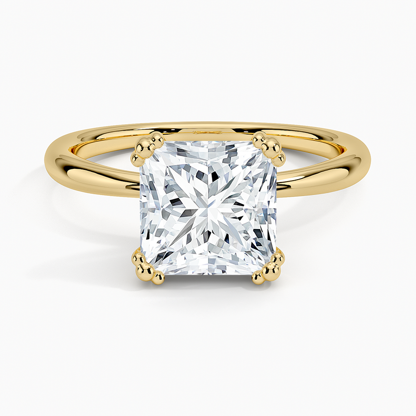 Freesia Triple-Prong Solitaire Engagement Ring