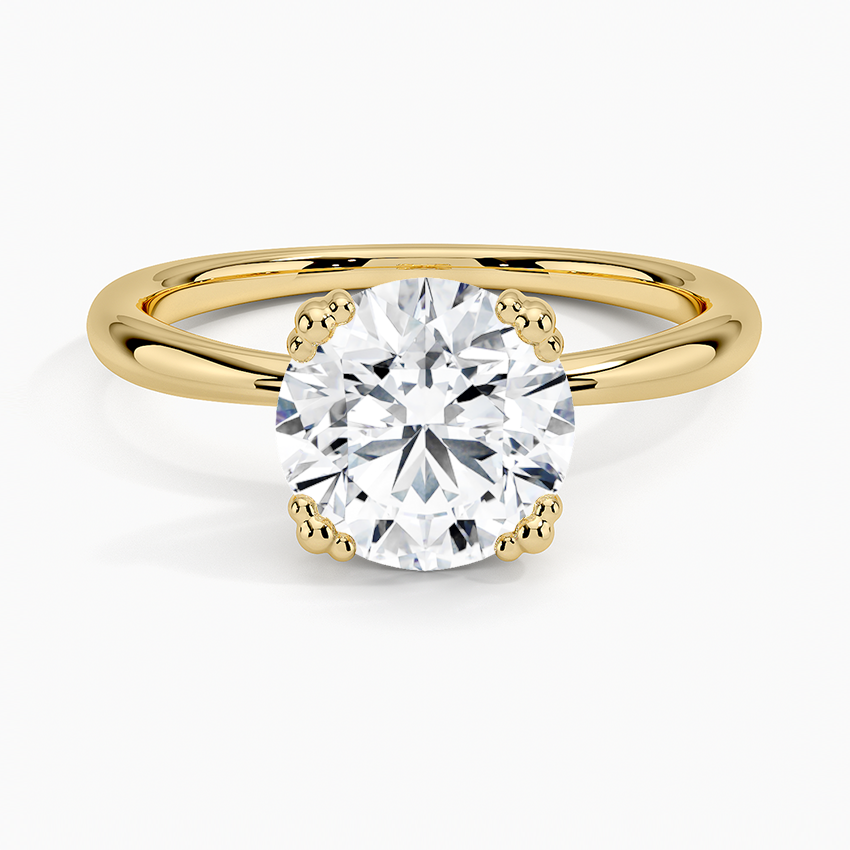 Freesia Triple-Prong Solitaire Engagement Ring