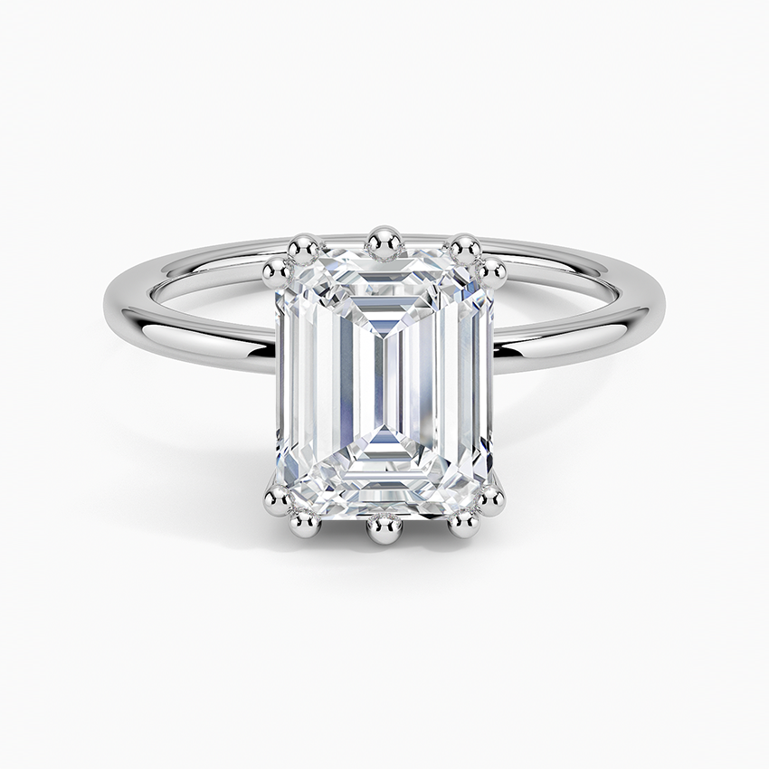 Kalina Hidden Halo Diamond Engagement Ring