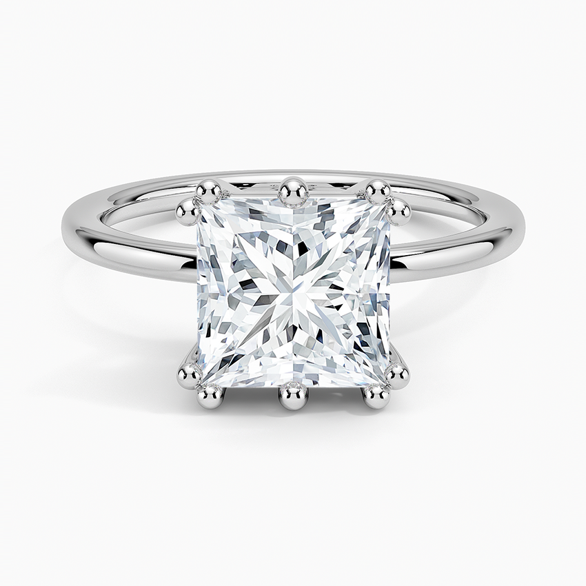 Kalina Hidden Halo Diamond Engagement Ring