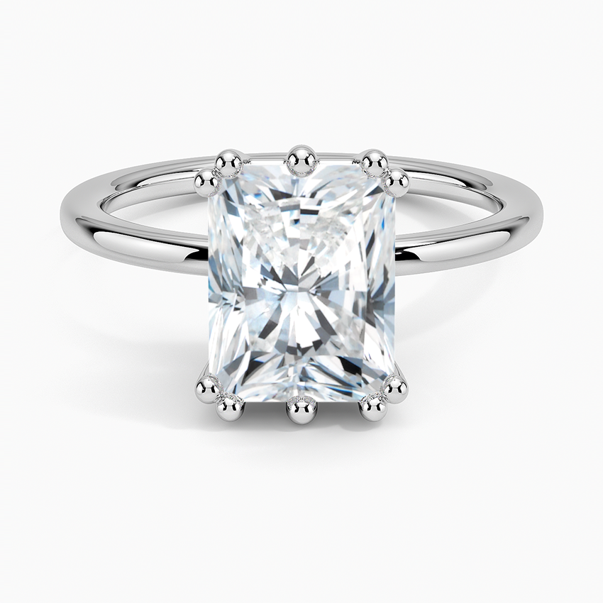 Kalina Hidden Halo Diamond Engagement Ring
