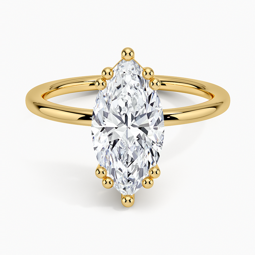 Kalina Hidden Halo Diamond Engagement Ring
