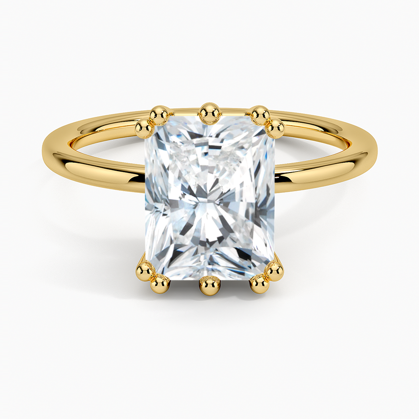 Kalina Hidden Halo Diamond Engagement Ring