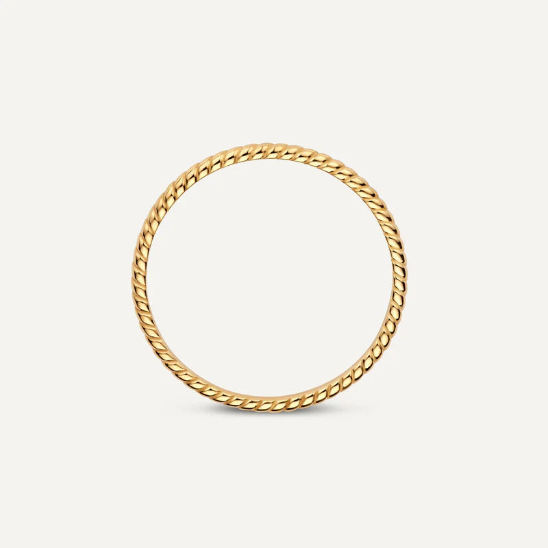 Essential Twisted Stacker Ring