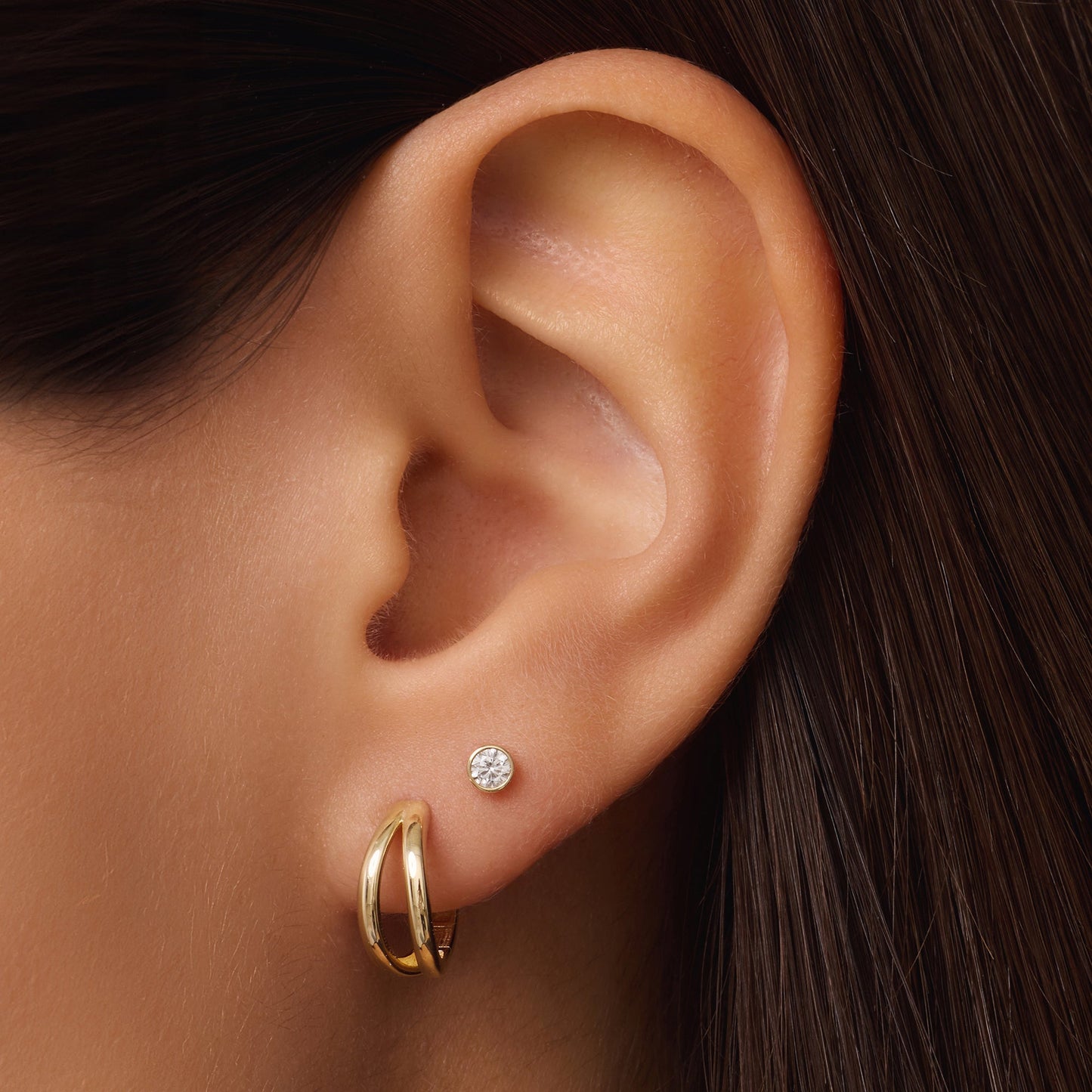 Mini Cubic Zirconia Studs