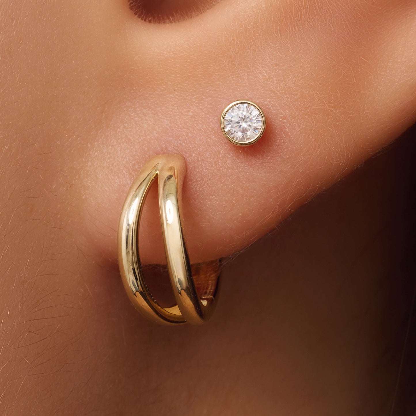 Mini Cubic Zirconia Studs
