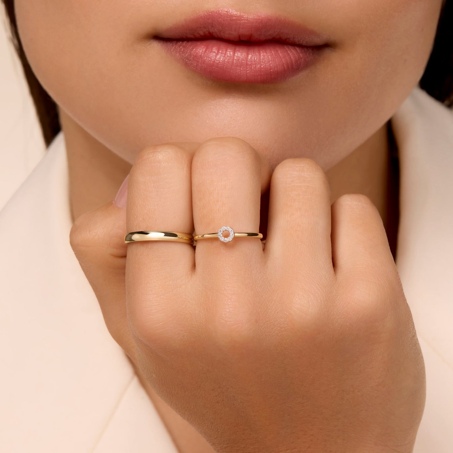 Diamond Open Halo Ring (0.06 ct)