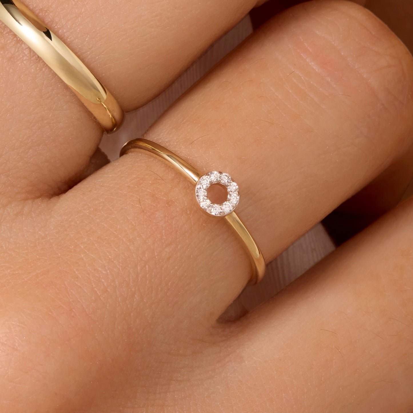 Diamond Open Halo Ring (0.06 ct)