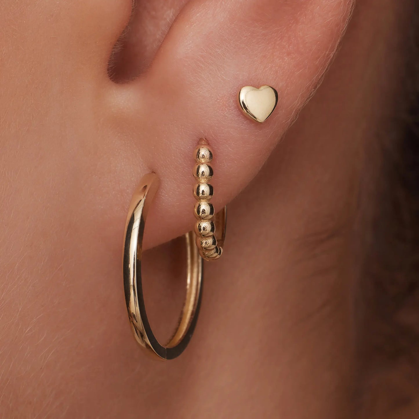 Heart Studs