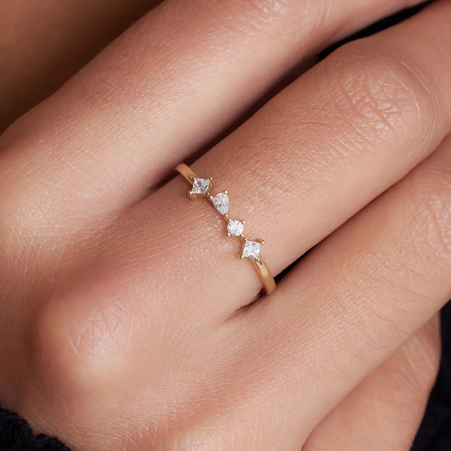 Dazzling Moissanite Statement Ring