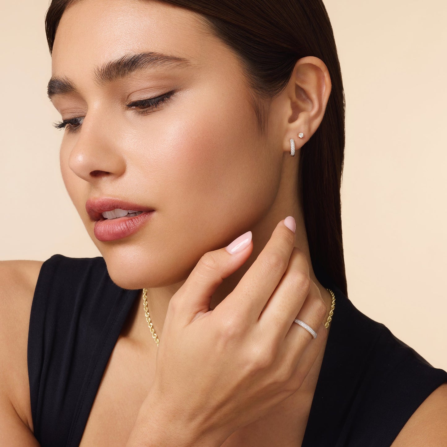 Six Prong Diamond Studs (0.20 ct)