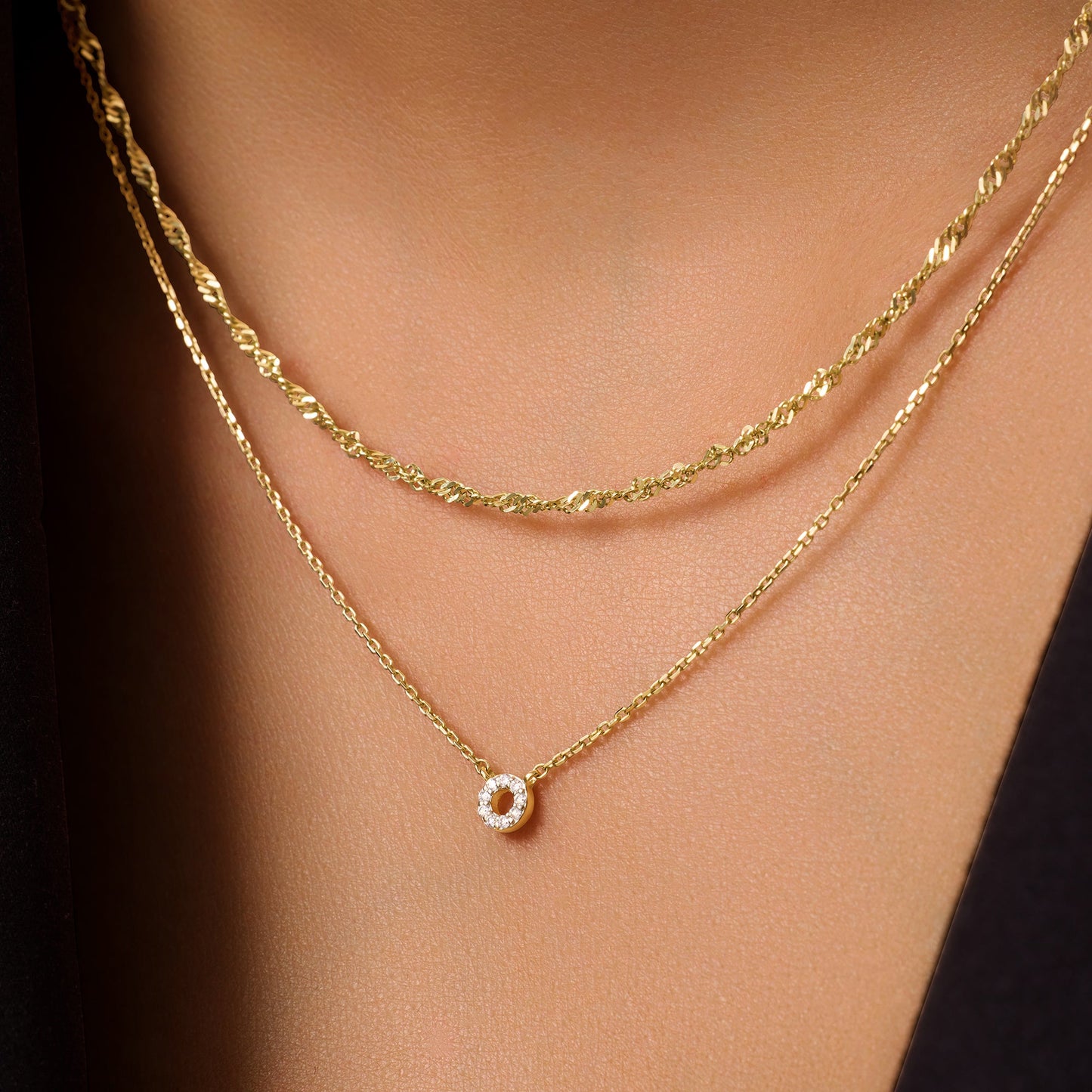 Slim Twisted Rope Necklace