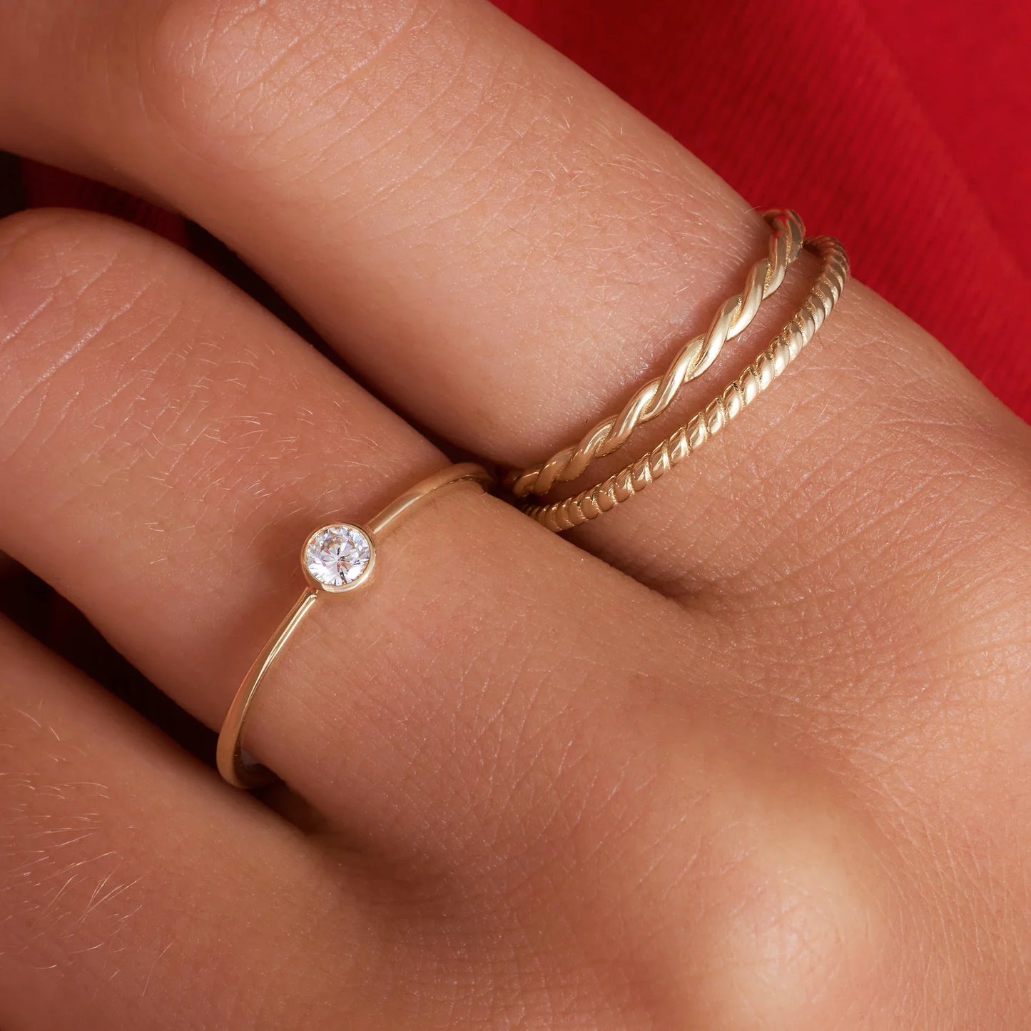Twisted Stacker Ring