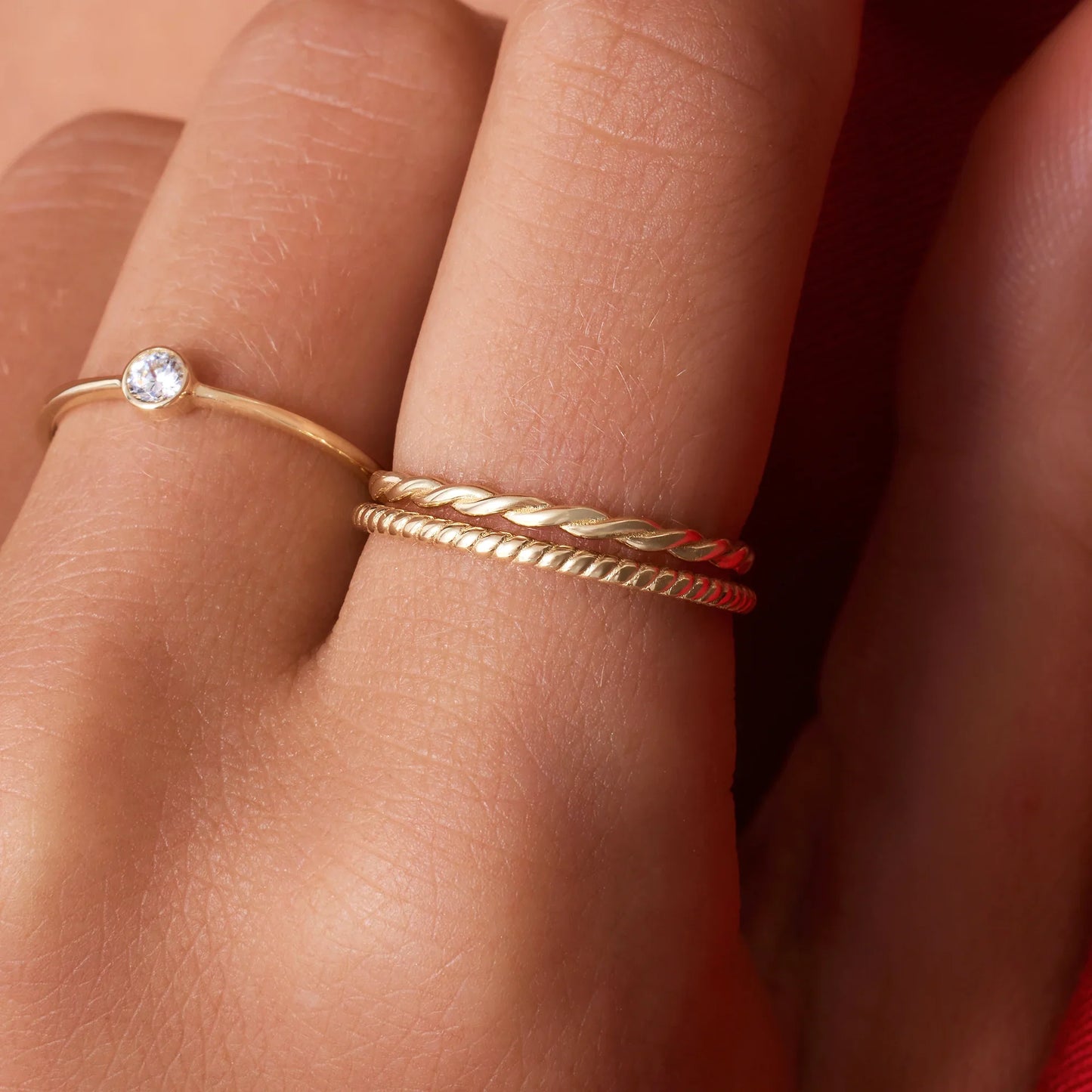 Twisted Stacker Ring
