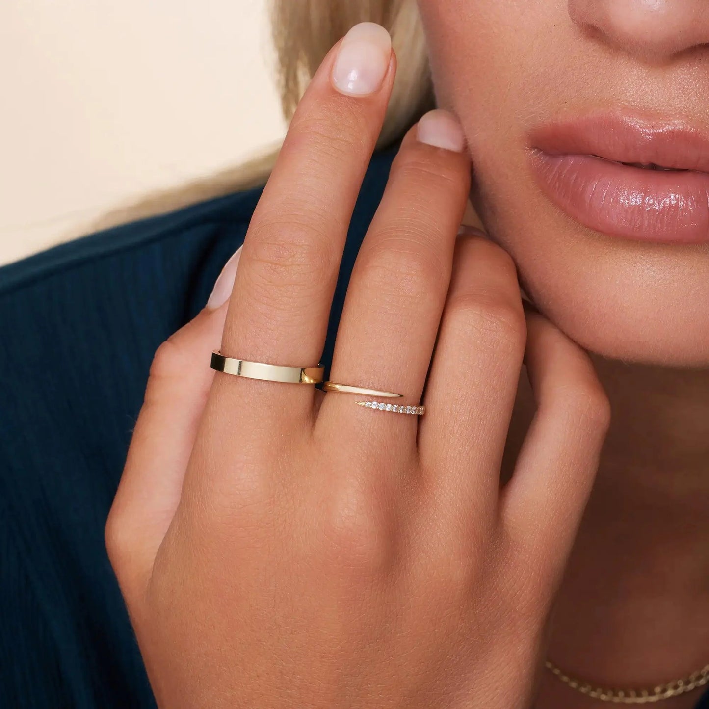 Moissanite Claw Ring