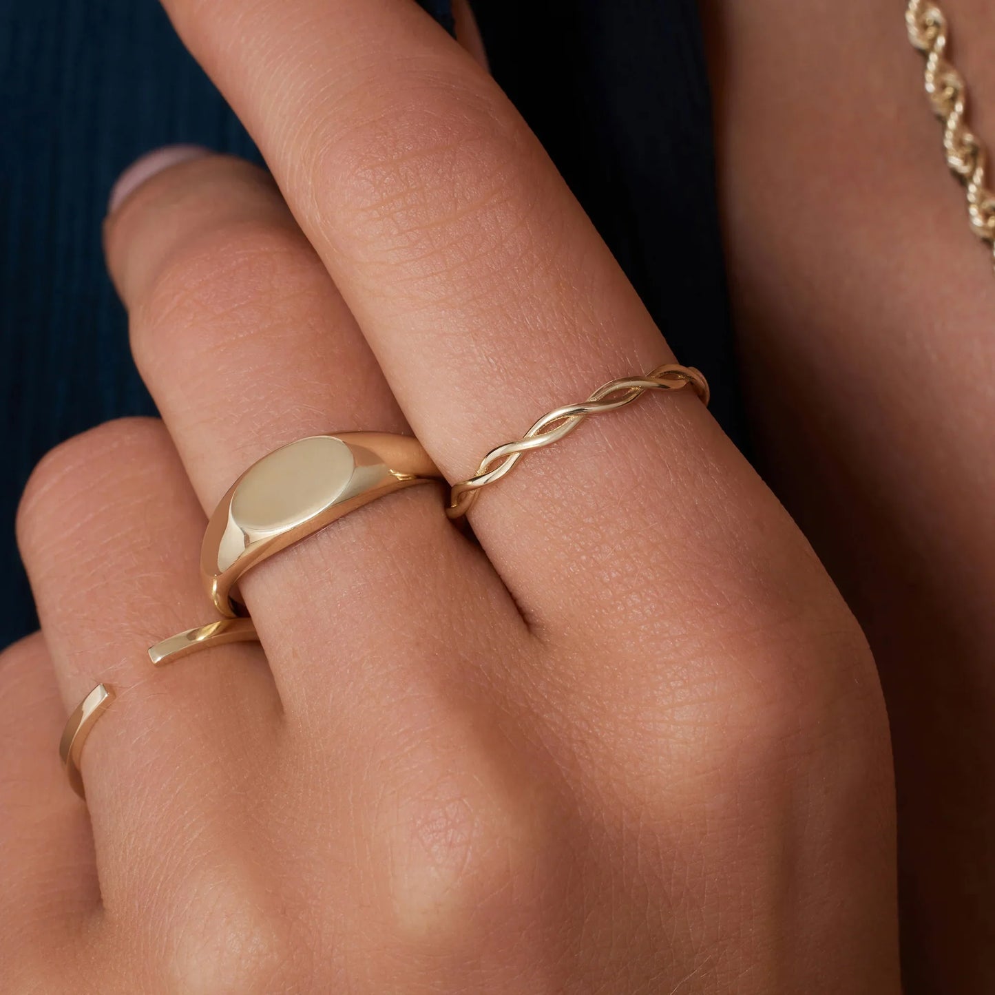 Braided Stacker Ring