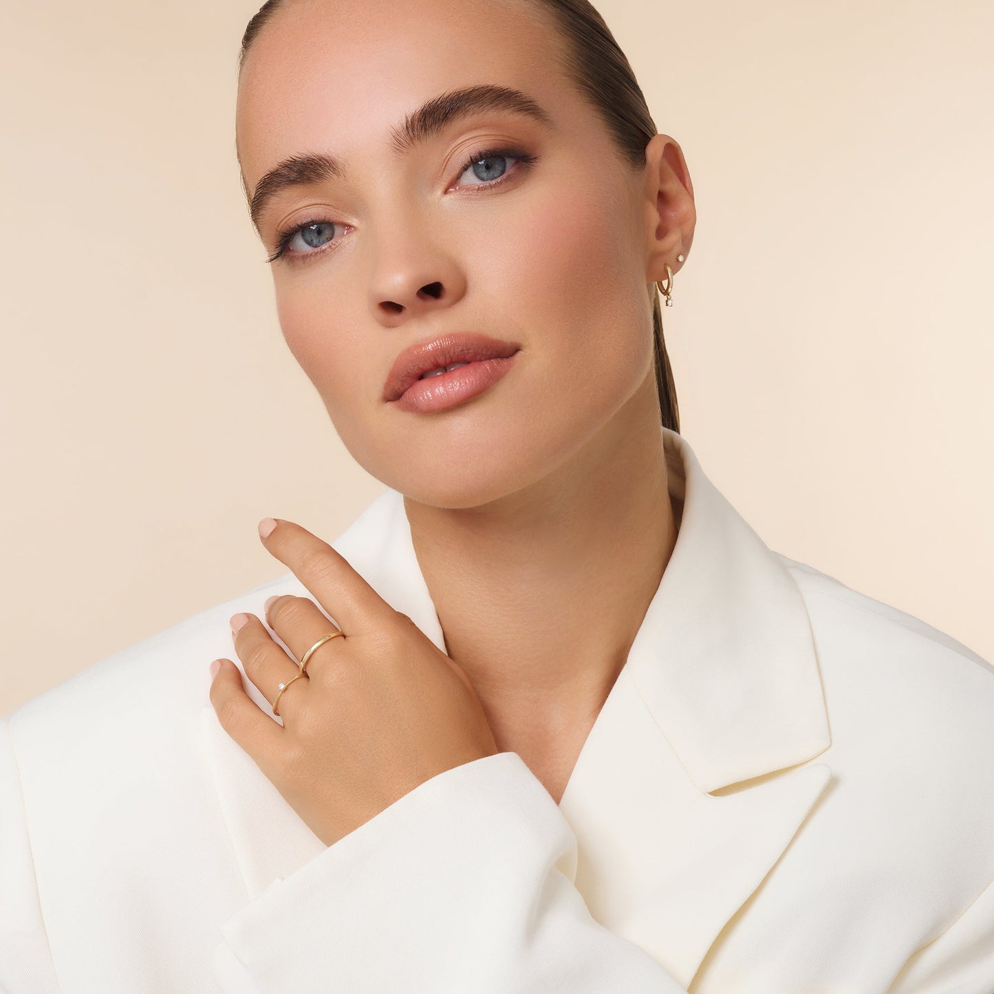 Four Prong Diamond Solitary Ring (0.05 ct)