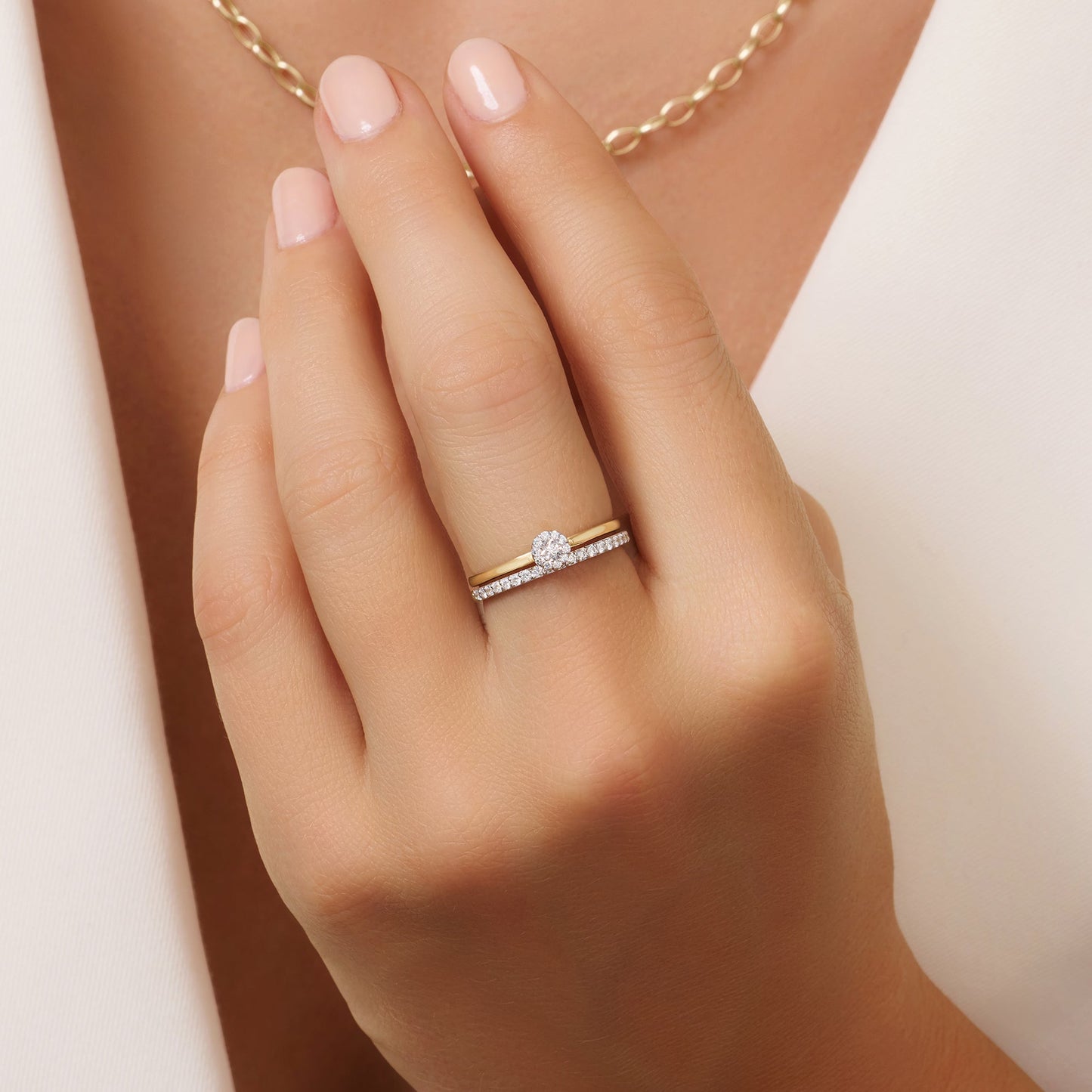 Diamond Alliance Ring (0.16 ct)