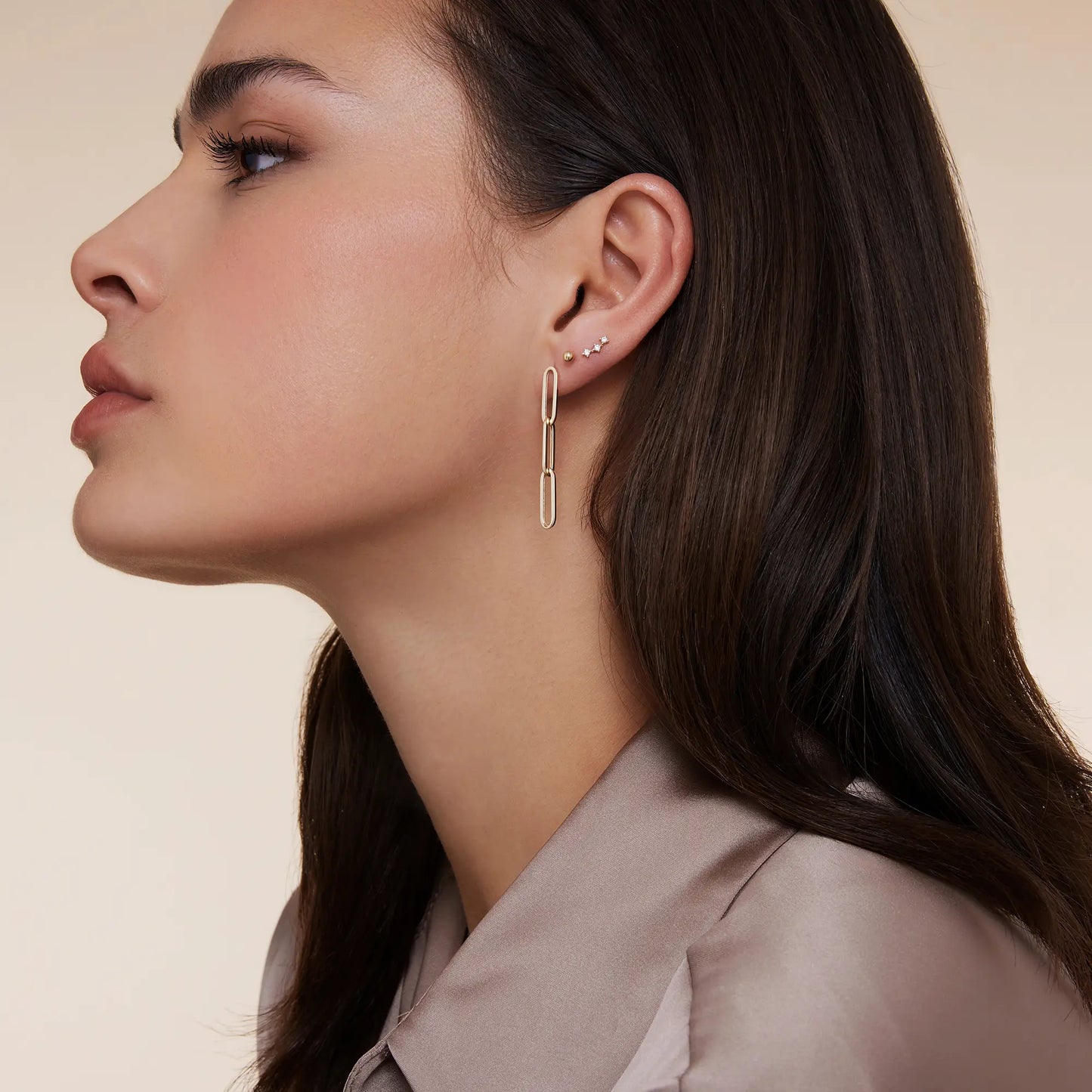 Cubic Zirconia Cluster Studs