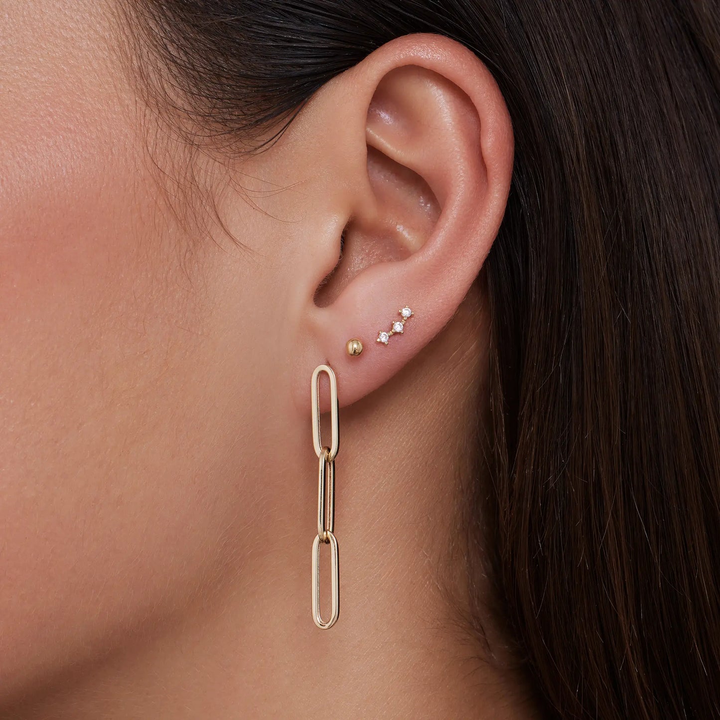 Cubic Zirconia Cluster Studs