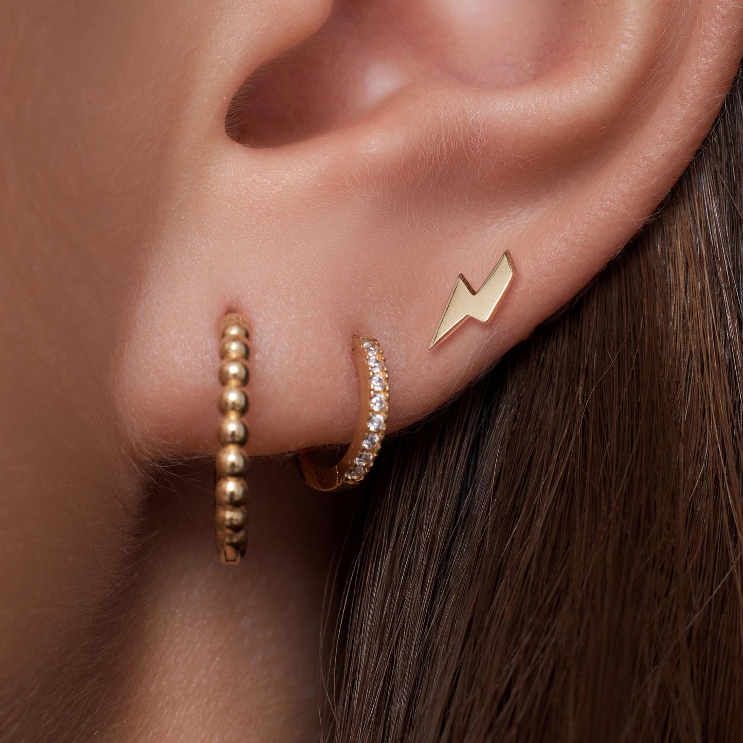 Lightning Bolt Studs