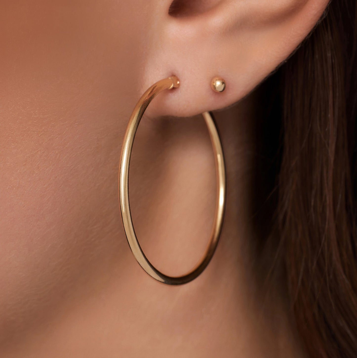 Tube Oversized Hoops (40mm)