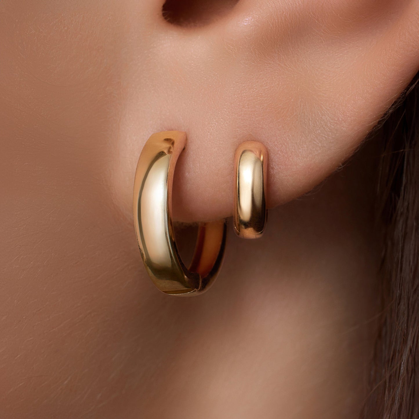 Chunky Small Hoops (16mm)