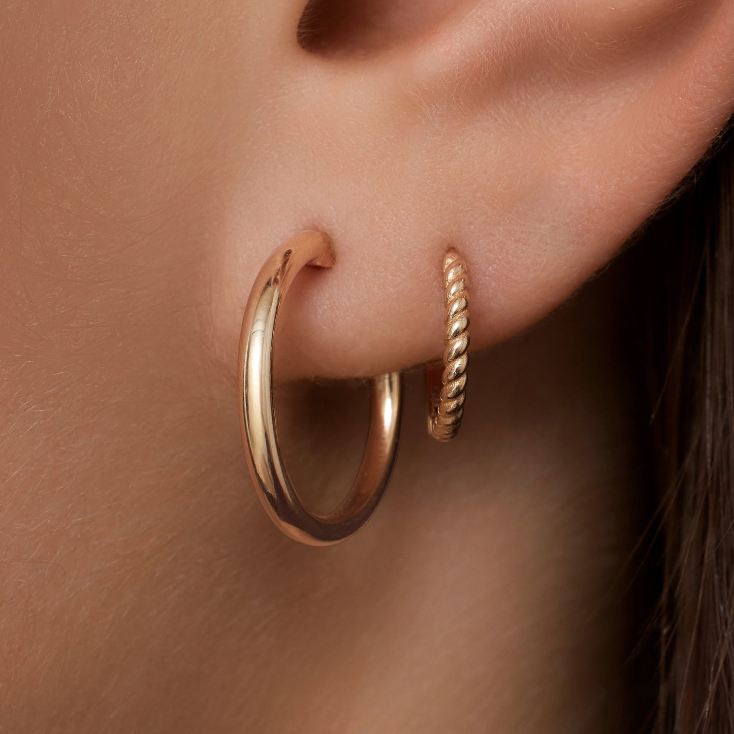 Tube Small Hoops (18mm)