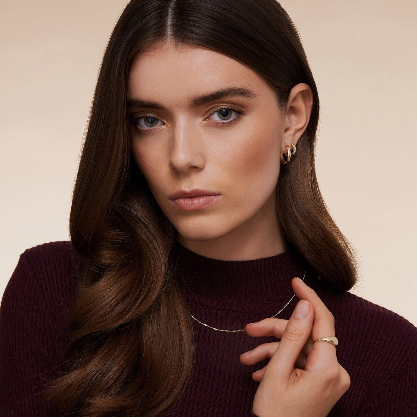 Chunky Medium Hoops (18mm)