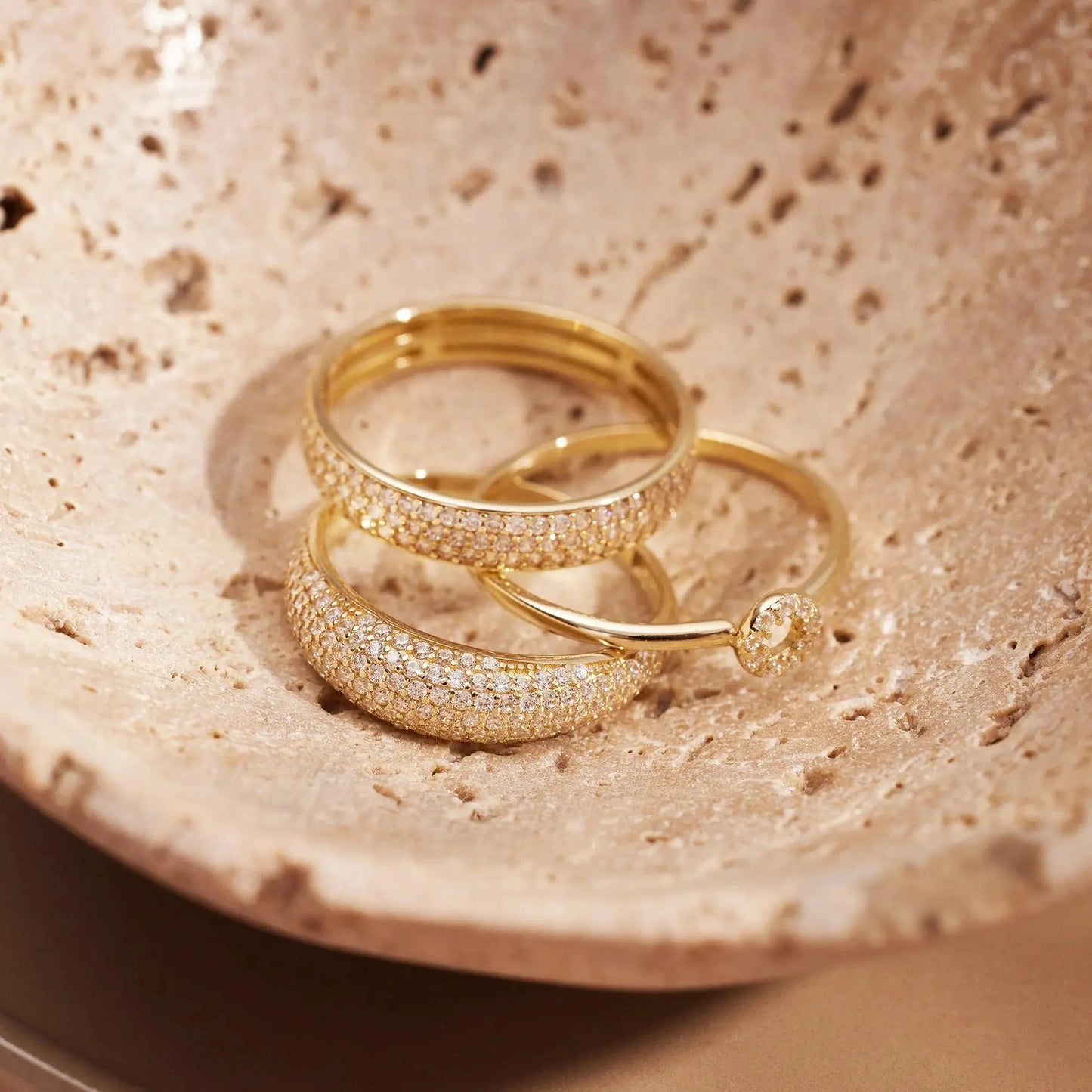 Moissanite Half Eternity Ring
