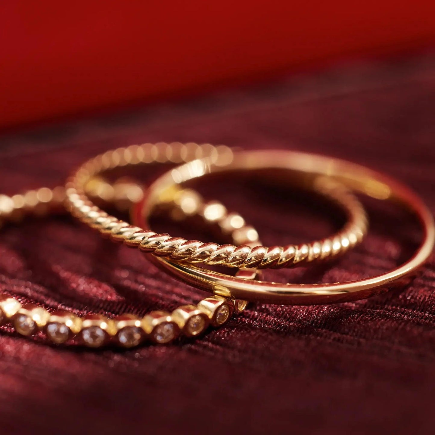 Essential Twisted Stacker Ring