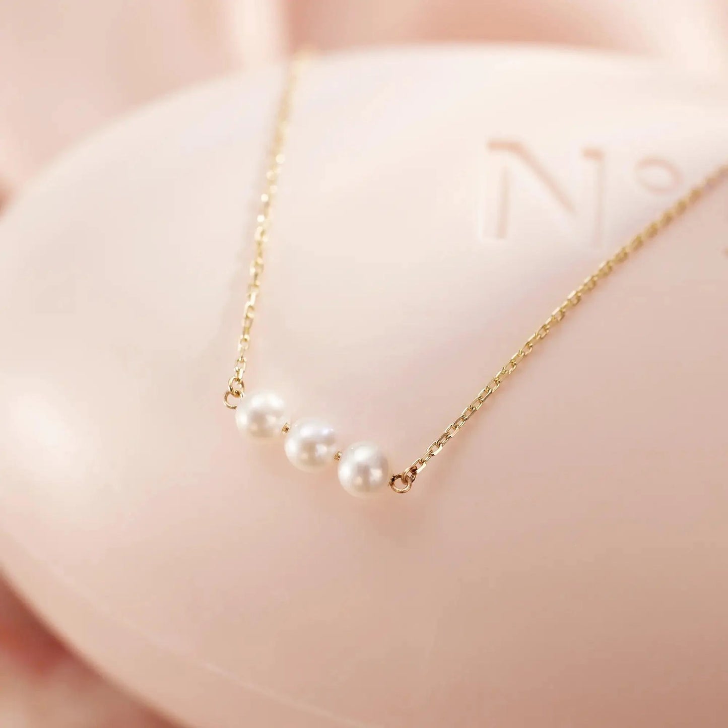 Threaded Pearl Necklace