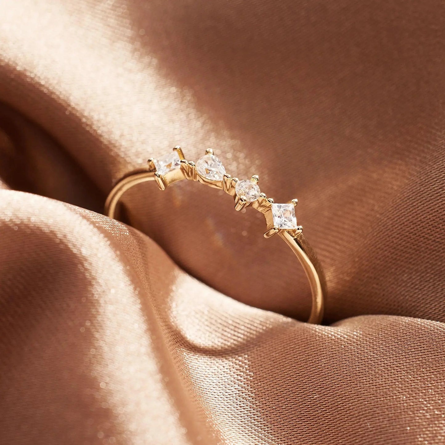 Dazzling Moissanite Statement Ring