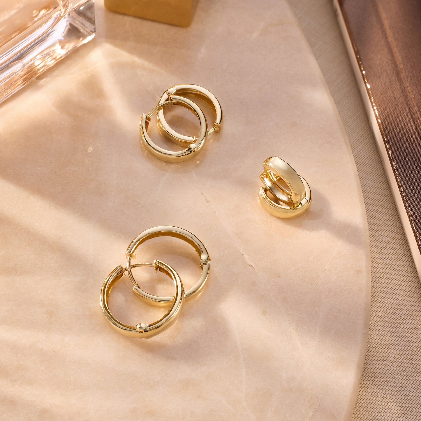 Chunky Medium Hoops (18mm)