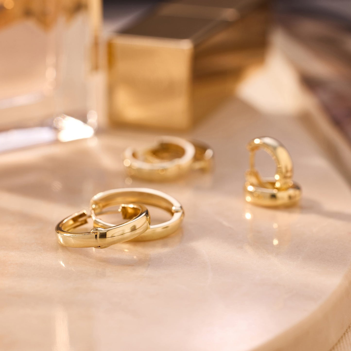 Chunky Medium Hoops (18mm)