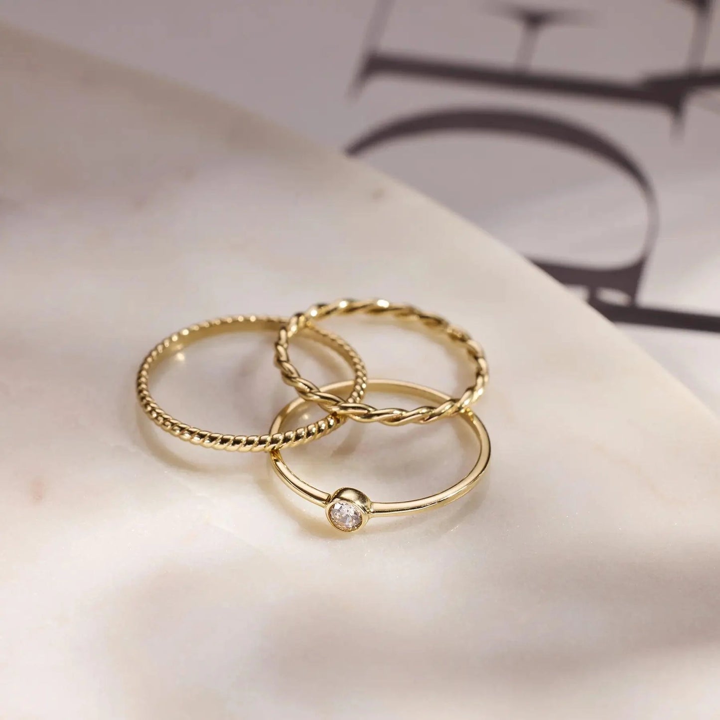 Twisted Stacker Ring