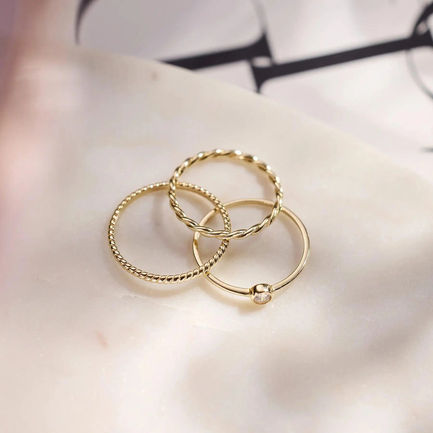 Twisted Stacker Ring