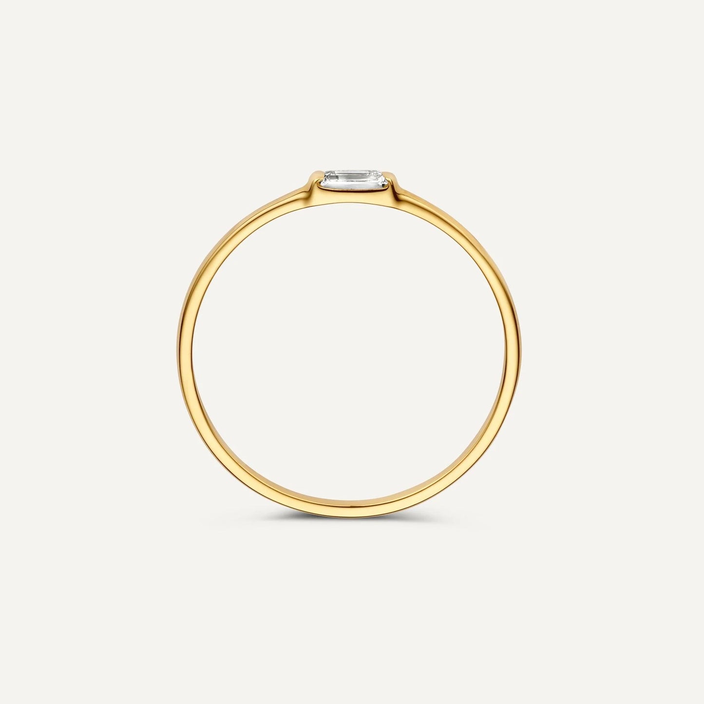 Baguette Cut Moissanite Ring