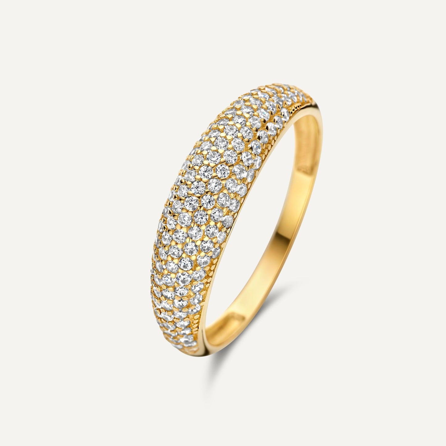 Moissanite Dome Ring