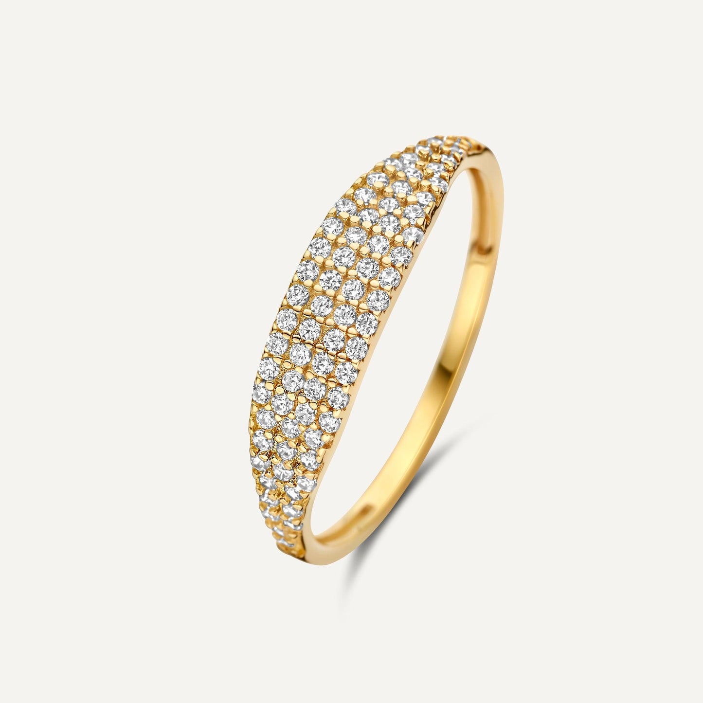 Moissanite Signet Ring