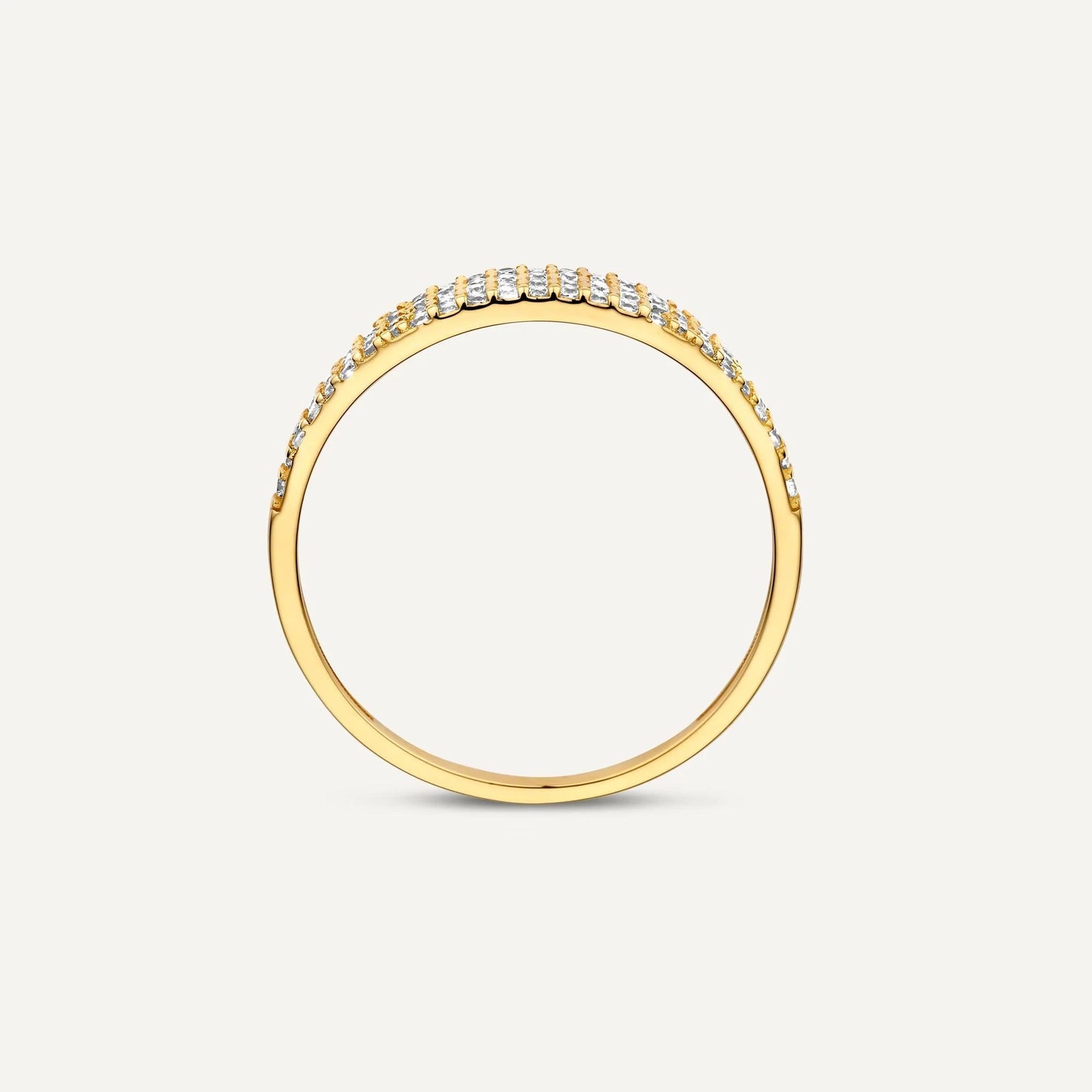 Moissanite Signet Ring