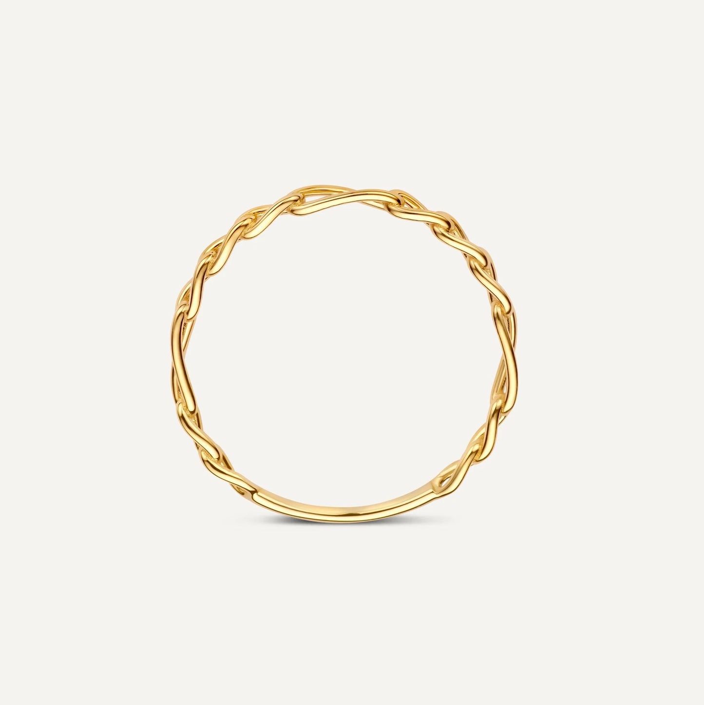 Figaro Chain Stacker Ring