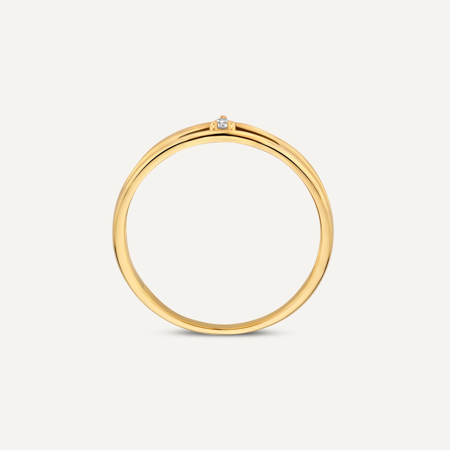 Cubic Zirconia Double Stacker Ring