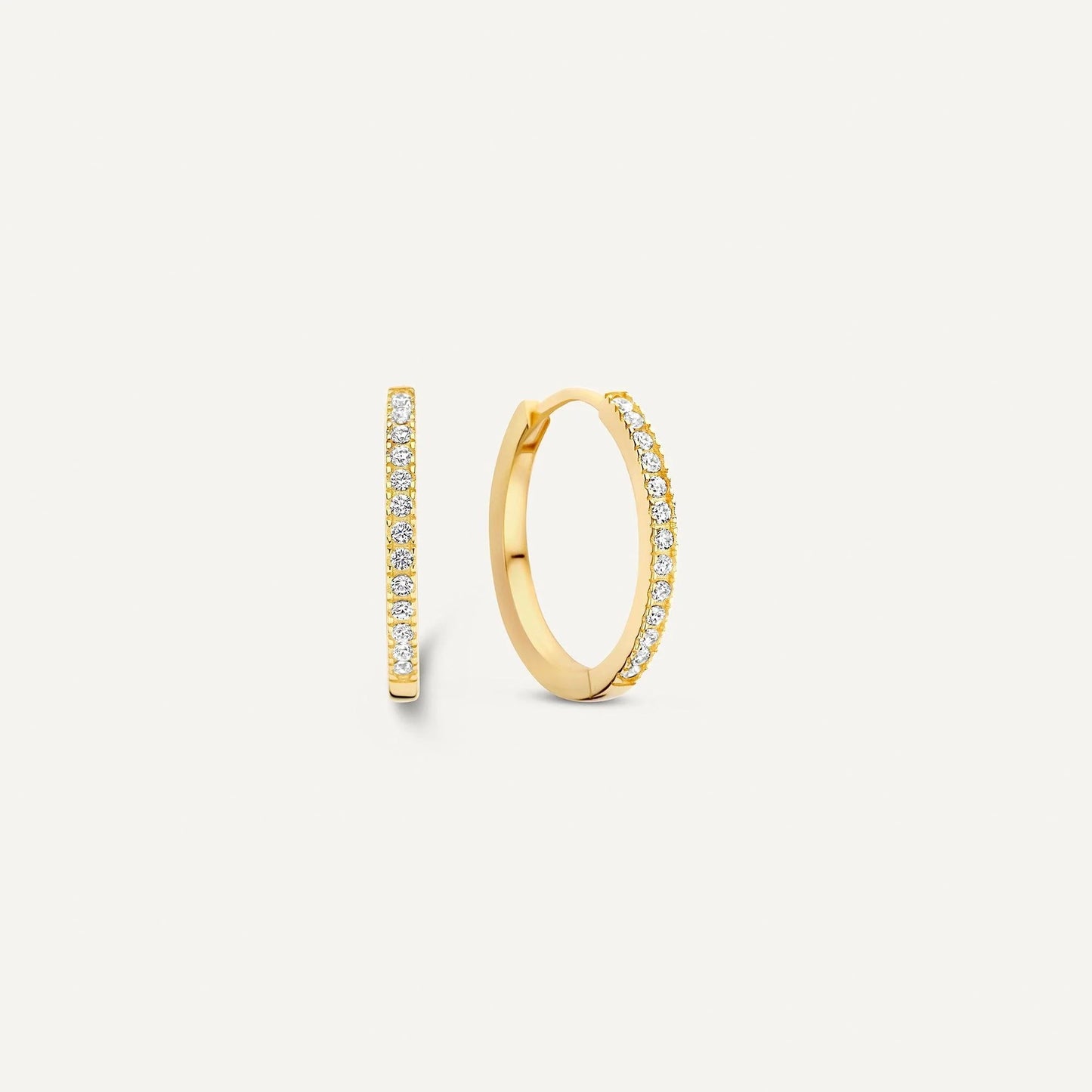 Moissanite Small Hoops (15mm)