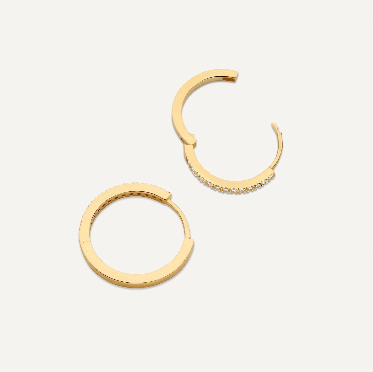 Moissanite Small Hoops (15mm)