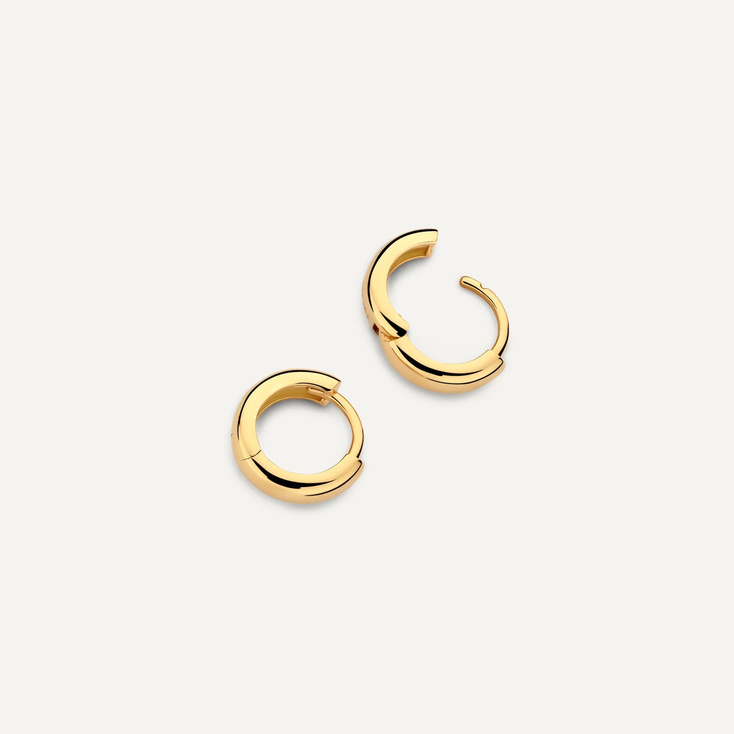 Bold Small Huggie Hoops (10mm)