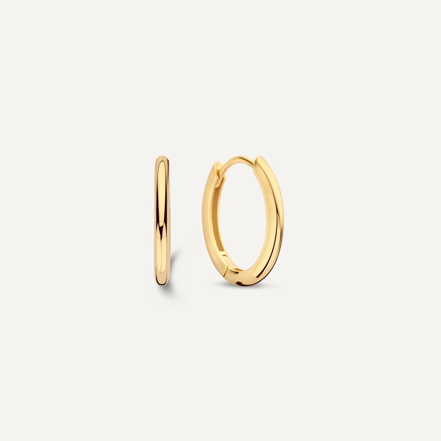 Oval Small Hoops (15mm)